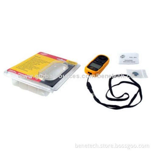 Digital Anemometer, 0-30ms Air Velocity, -10-45°C Air Temperature/Small/Light/Easy to Use